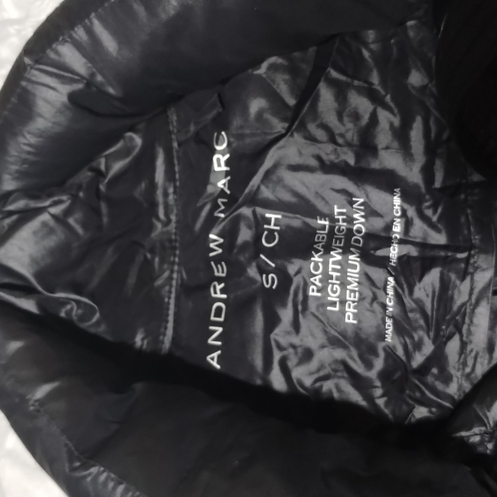 Andrew Marc Long Puffer Jacket Sm.